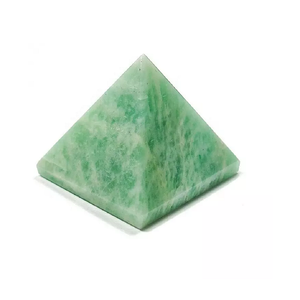Mayorista de amazonita natural Pirámide de cristal Piedra preciosa Curación Ágata Pirámides Otras artesanías de cristal - Product Image 2
