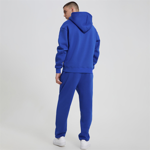 Factory Direct Supply Custom Men's Eco-friendly Sweat Suits Pullover Hoodie Jogging Gym Training Suit Breathable Winter Solid - Product Image 2