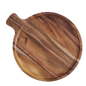 Grande planche de service réversible en bois d'acacia dur de qualité supérieure Bloc à découper pratique pour boucher - Product Image 4