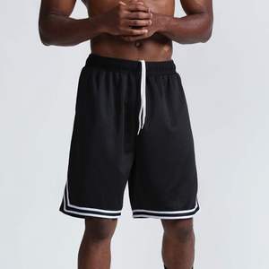 Short de basket-ball pour homme avec poches en maille respirante et doux et confortable pour l'entraînement et la course à pied - Product Image 3