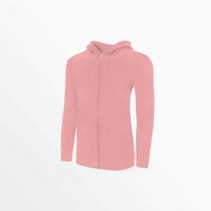 Sweat à capuche zippé doublé Sherpa pour femme-Veste polaire élégante et chaude-Parfait pour un usage quotidien et des aventures en plein air - Product Image 1