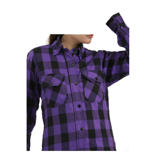 Camisas de franela de algodón para mujer de calidad superior totalmente forradas ecológicas de secado rápido Casual último diseño impreso - Product Image 2