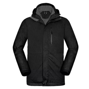 Veste Softshell en Toile Enduite au Design Unique pour Hommes, Séchage Rapide, Respirante, Imperméable, Veste d'Hiver d'Extérieur, Col Montant, Fermeture Frontale - Product Image 4