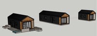 Maison préfabriquée modulaire en SIPs à assemblage rapide, facile à installer, pour petit jardin, cour, vie de plein air, bricolage