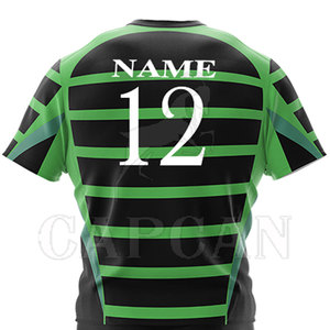 Conjunto de uniforme de rugby personalizable para hombre, transpirable y duradero para partidos intensos con nombre y número de equipo - Product Image 6