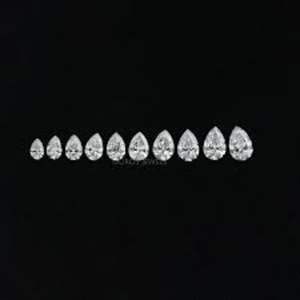 Ética 1,9mm-3mm Pera Lab Grown Solitaire Diamonds DEF VVS Piedras sueltas - Product Image 6