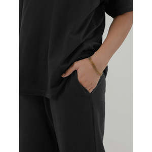 AYAKO ชุดกางเกงขาสั้น 2 ชิ้นแบบพื้นฐาน XS/XS ชุดเข้าชุดอินเทรนด์ - Product Image 4