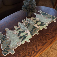 Magnifique chemin de table artisanal décoratif, brodé à la main, motif floral indien moderne, perles, écologique, personnalisable, 13x13