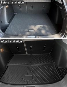 Tapete de carga premium para 2011-2020 Mitsubishi <span class=keywords><strong>Pajero</strong></span> RHD 5 assentos Acessórios para todos os climas TPE Trunk Mat Boot Liner Protective Pads - Product Image 3