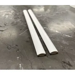 Daltile Jolly Carrelage Mural en Céramique, Porcelaine Émaillée, Blanc Brillant, pour Chambre à Coucher, Salon, 5mm Épaisseur, 1/2x10 Pouces, Paquet de 10 - Product Image 1