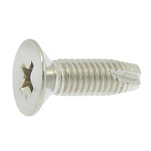 Haute Performance M3-M6 En Acier Inoxydable Petite Tête Plate Fendue Forage Taraudage Ovale JIS 3 Rainures Hex M4 Filetage Taille Métrique - Product Image 2