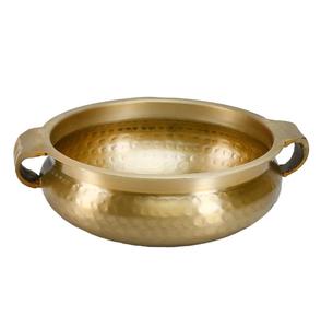 Vendedor caliente Cuencos para mezclar Cuencos dorados de acero inoxidable Servicio decorativo Ensalada de metal Postre Cereal Fruta Snack Sopa facial - Product Image 3