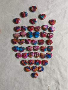 AAA + alta calidad tamaño personalizado Daliya cobre Kingman turquesa forma de corazón cabujón pulido Natural piedra preciosa suelta - Product Image 2