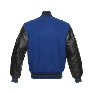 Winter Letterman Varsity <b>Jacket</b> for <b>Men</b> High Quality windproof Varsity <b>Jacket</b> with Real Genuine Leather Sleeves Made In Pakistan - Product Image 3