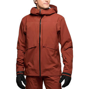 Veste de ski imperméable coupe-vent pour homme de qualité supérieure, légère, à capuche, pour le snowboard et le ski - Product Image 1