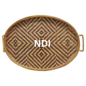 Producto de Venta caliente forma personalizada dulce o comida bandeja para servir vajilla decoración chapado en oro bandeja de Metal para servir - Product Image 2