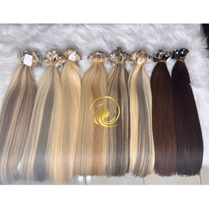 Piano Color claro Alta calidad Vietnamita Personalizar Paquetes de cabello Cabello vietnamita Color ruso - Product Image 1