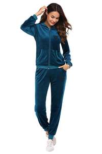 Winter hooded hood <b>suit</b> Velvet Tracksuit women's Track <b>Suit</b> Sets Custom <b>Jogging</b> <b>Suits</b> women's hoodies and trousers sets - Product Image 5