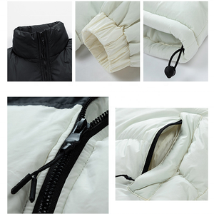 Chaqueta acolchada de invierno a la moda para hombre, abrigo de lona transpirable personalizado con capucha, accesorio de invierno de gran oferta - Product Image 5