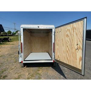 Car Mate 4 X 6 Single Rear Door Enclosed <b>Cargo</b> <b>Trailer</b> Utility <b>Trailers</b> - Product Image 2
