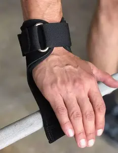 Poignées de gymnastique en cuir de haute qualité, personnalisées, très vendues, pour l'entraînement de musculation - Confortables, légères, unisexes, pour la paume et le poignet - Product Image 5