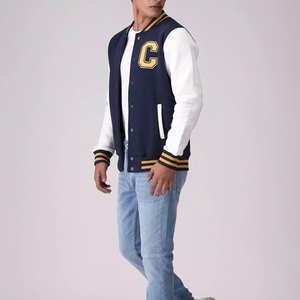 Chaquetas Varsity de Invierno para Hombre con Bordado, Cuello Alto, Logotipo Frontal Personalizado, 100% Transpirables, Alta Calidad, Precio al por Mayor - Product Image 6
