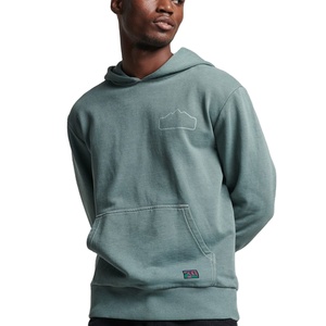 Grueso Liso Hombres Oversize Impresión personalizada Bordado Alta calidad Vintage Venta al por mayor Diseño Sudadera Sudaderas con capucha para hombres - Product Image 1