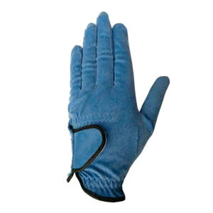 Gants de golf de sport en gros de haute qualité 99% cuir véritable Cabretta respirant léger avec des poignées de couleurs personnalisées - Product Image 4