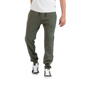 กางเกงวอร์มผ้าฟลีซสำหรับผู้ชายกางเกงจ็อกเกอร์ทรงหลวมผ้านุ่มลำลองมีเชือกรูดแบบธรรมดาผ้า3D ตรงลายนูนโลโก้ - Product Image 2