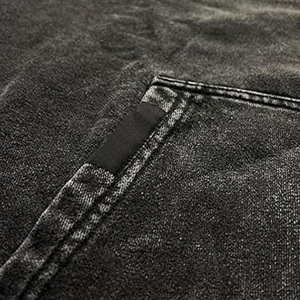 Sudadera con capucha de manga larga de gran tamaño para hombre con logotipo personalizado de alta calidad 100% algodón para invierno - Product Image 3