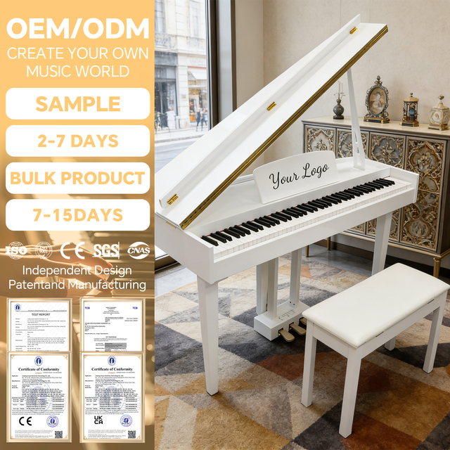 KERID Price Grand Piano Electronic Organ Piano Keyboard Instruments Professionnel Acoustic 88 Keys Upright Digital Grand Piano