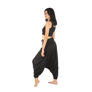 Napat Clothing Unisex Stylish Aladdin Drop Crotch <b>Pants</b> Loose Fit Comfy Flowy for <b>Yoga</b> and Everyday Ready to Ship PP0056-02 - Product Image 4