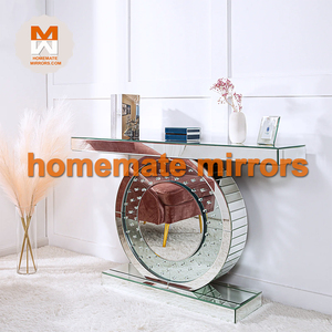 Hot <span class=keywords><strong>Cheal</strong></span> Table console miroir art déco avec cristal flottant - Product Image 4