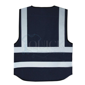 Gilet de sécurité haute visibilité en polyester respirant à séchage rapide de qualité supérieure avec options personnalisables, vêtements de travail pour adultes, service OEM - Product Image 2