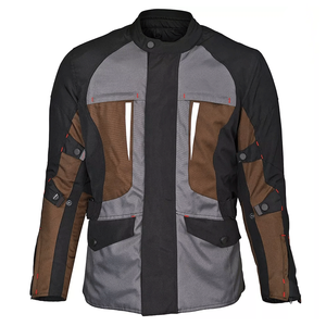 Chaqueta de viaje impermeable con ventilación de aire para moto de talla grande unisex de invierno con armadura certificada CE textil Cordura - Product Image 1
