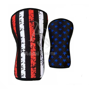 Professional Fitness Workout & Gym Compression <b>Knee</b> <b>Sleeves</b> OEM Design Custom <b>Knee</b> Support - Product Image 1