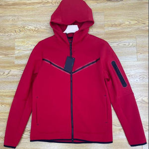 Survêtement de football pour hommes personnalisé de haute qualité 100% coton polaire fermeture éclair respirant Logo Tech Jogging Hoo - Product Image 3