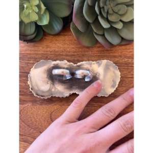 Anillo Ajustable Jumbo Hecho a Mano por Navajo con Turquesa Kingman y Engaste de Plata Esterlina, Anillo de Declaración para Uso Diario - Product Image 6