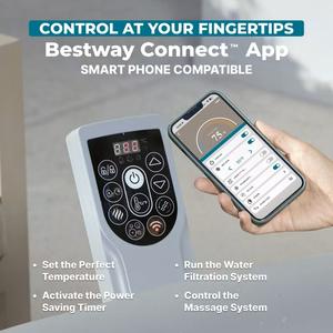 อ่างน้ำร้อนพกพาแบบเป่าลม – สปาพร้อมระบบนวดด้วยลม - Product Image 3