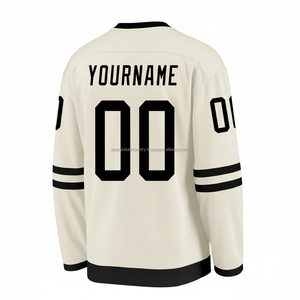Maillot de hockey sur glace personnalisé, respirant et léger, vêtements de sport OEM avec logo et design sur mesure - Product Image 2