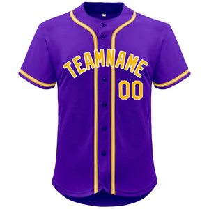 Nouvelles chemises de baseball Oem bouton complet broderie personnalisée prix de gros pas cher maillots de baseball vêtements de baseball de haute qualité - Product Image 3