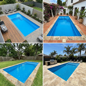 Piscine hors sol en fibre de verre 20FT/40FT, résistante aux UV, avec système de filtration complet, idéale pour jardin, villa, enfants et multiples scénarios - Product Image 6