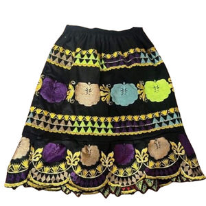 Falda bordada Polinesia informal Hawaiana de algodón de cintura alta diseños personalizados isla al por mayor transpirable de cintura alta para mujer - Product Image 3