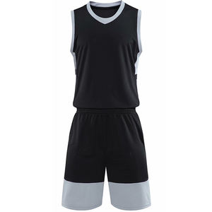 Uniformes de basket-ball sans manches en polyester 100% fabriqués en usine avec logo personnalisé à séchage rapide en vente - Product Image 5