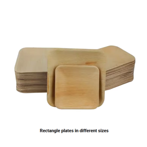 Vaisselle en fibres naturelles – Carrée 10 pouces (Lot de 100/50/25) - Product Image 3