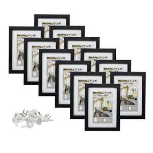 Juego de 12 Marcos de Fotos Negros de 13 x 18 cm para Exhibir tus Imágenes - Product Image 5