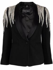 Abrigo de Piel Sintética con Lentejuelas y Bordado Hecho a Mano, Ecológico y de Lujo para Mujer, de OUDINA, para Invierno, Personalizable, de Alta Calidad - Product Image 3