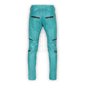 Pantalones de cuero de cintura media ligeros para hombre Material de lona de alta calidad Impresión de logotipo personalizado Mejor precio Patrón recto al por mayor - Product Image 2