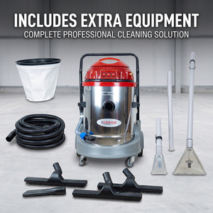 Nueva Máquina Eléctrica Manual Industrial de Acero Inoxidable para Lavar Alfombras, Limpiar Tapicería de Sofás, Extractor de Limpieza en Húmedo y Seco, Aspiradora - Product Image 1
