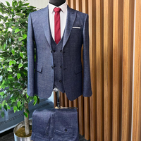 Costumes de mariage et d'affaires sur mesure pour hommes, grande taille, croisés, anti-plis, vente chaude, directement du fabricant